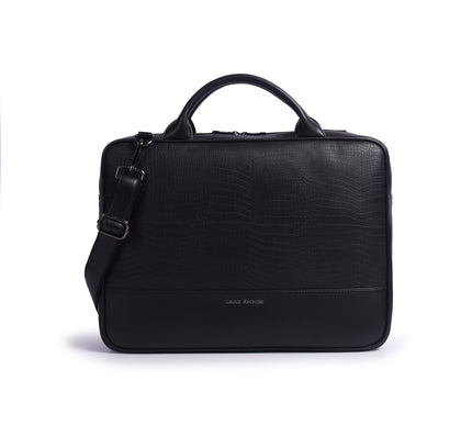 Gauge Machine 16"Classic Laptop Briefcase with Detachable Strap