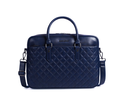 Gauge Machine 16" Quilted Laptop Bag with Detachable Strap