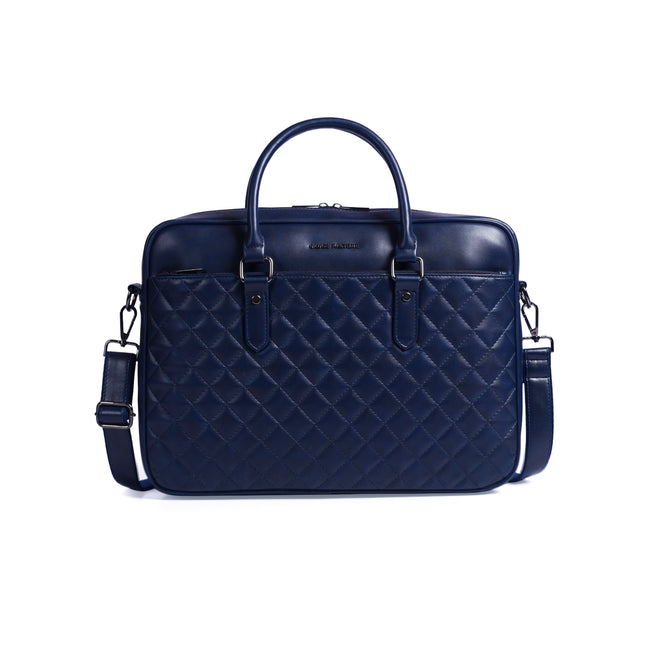 Gauge Machine 16" Quilted Laptop Bag with Detachable Strap