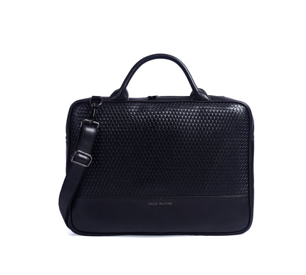Gauge Machine 16"Classic Laptop Briefcase with Detachable Strap