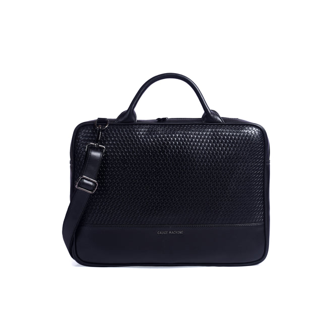 Gauge Machine 16"Classic Laptop Briefcase with Detachable Strap