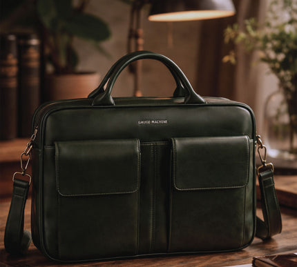Gauge Machine 16" laptop bag with Detachable Strap