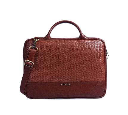 Gauge Machine 16"Classic Laptop Briefcase with Detachable Strap