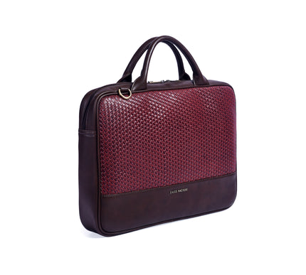 Gauge Machine 16"Classic Laptop Briefcase with Detachable Strap