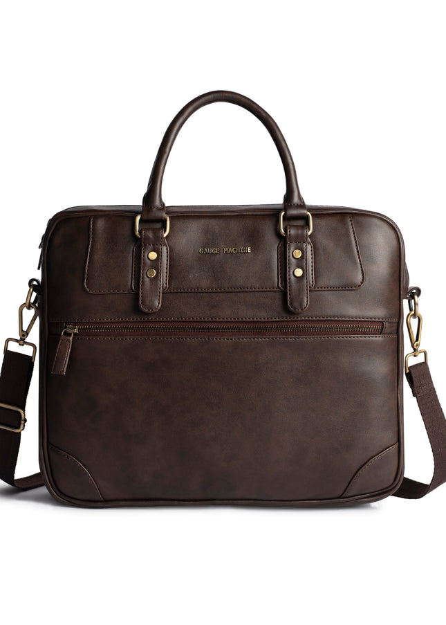 Gauge Machine 16" Messenger Laptop Bag with Detachable Strap