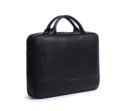 Gauge Machine 16"Classic Laptop Briefcase with Detachable Strap