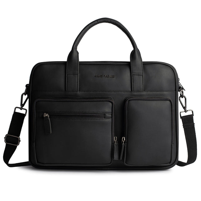 Gauge Machine 16" Black Laptop Bag with Detachable Strap