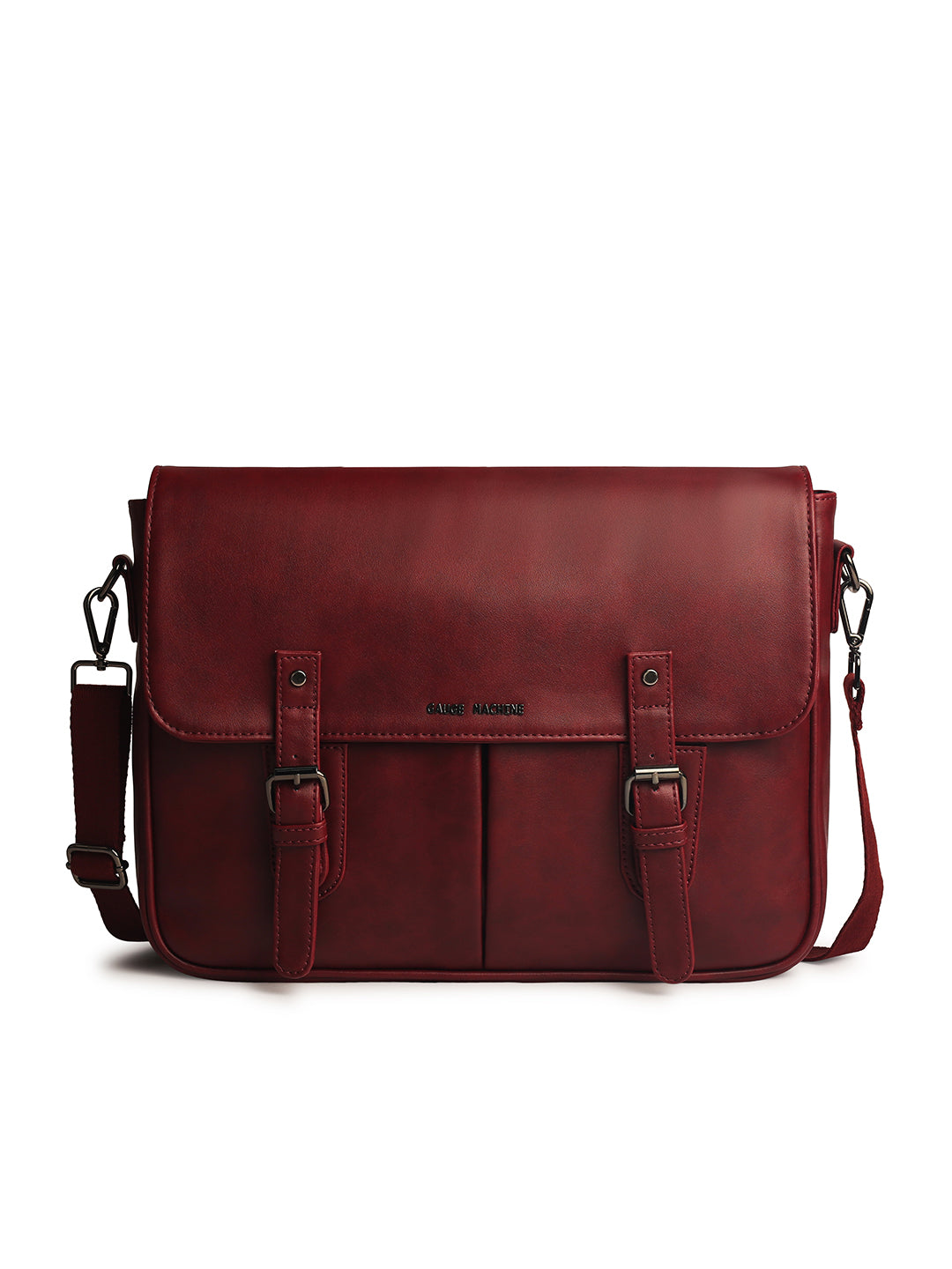 Gauge Machine 16" Wine Laptop Bag with Detachable Strap