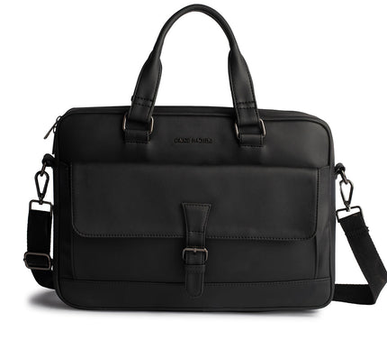 Gauge Machine 16" Black Laptop Bag with Detachable Strap