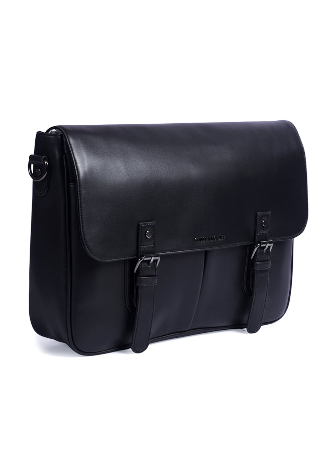 Gauge Machine 16" Black Laptop Bag with Detachable Strap