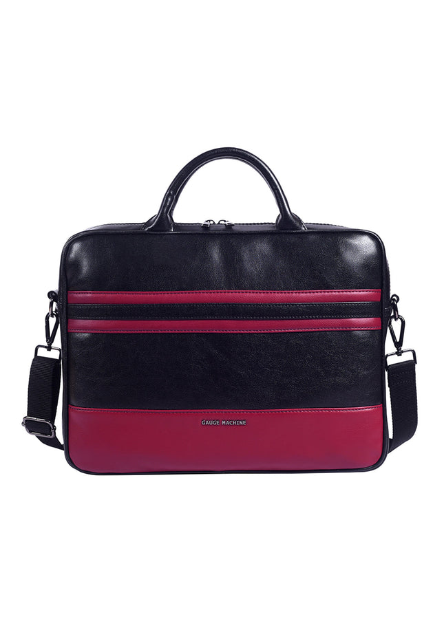 Black Appointee 16" Laptop Bag with Detachable Strap