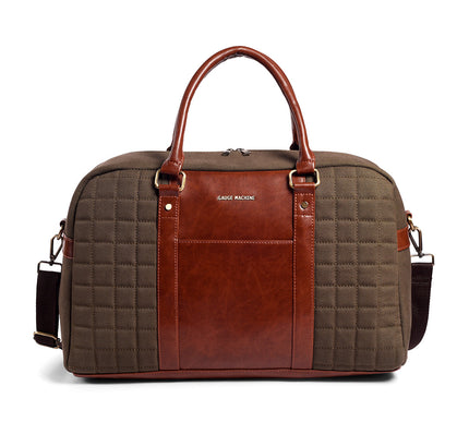 Gauge Machine Brown Haversack Duffle Bag