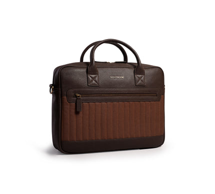 Gauge Machine Ridgeline Leather Laptop Bag
