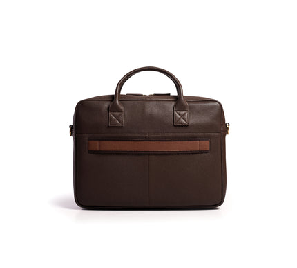 Gauge Machine Ridgeline Leather Laptop Bag