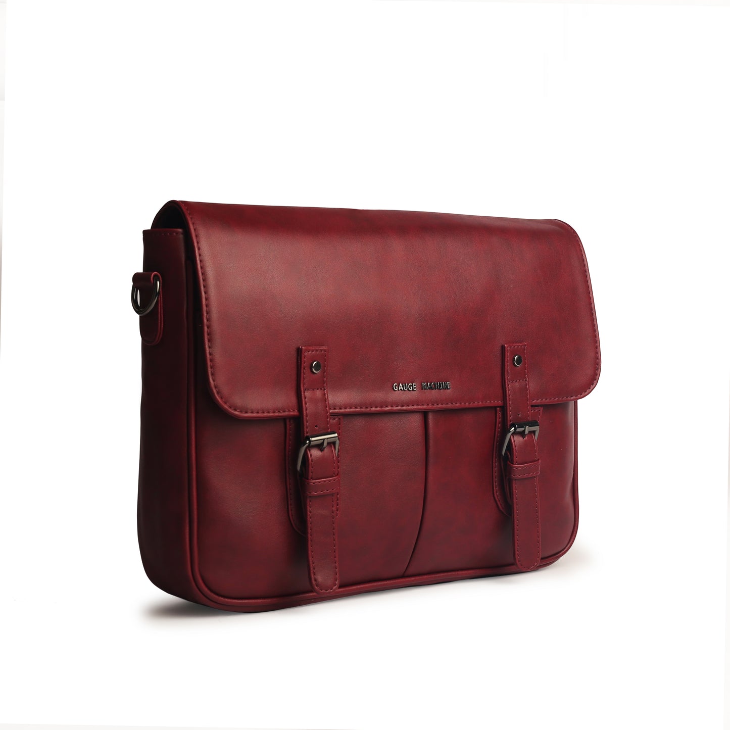 Gauge Machine 16" Wine Laptop Bag with Detachable Strap