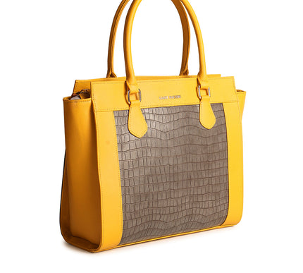 Yellow Adore Tote Bag