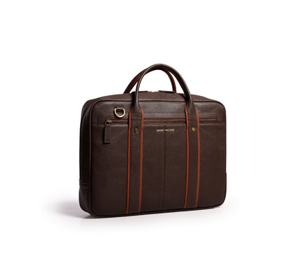 Gauge Machine Dimension Leather Laptop Bag