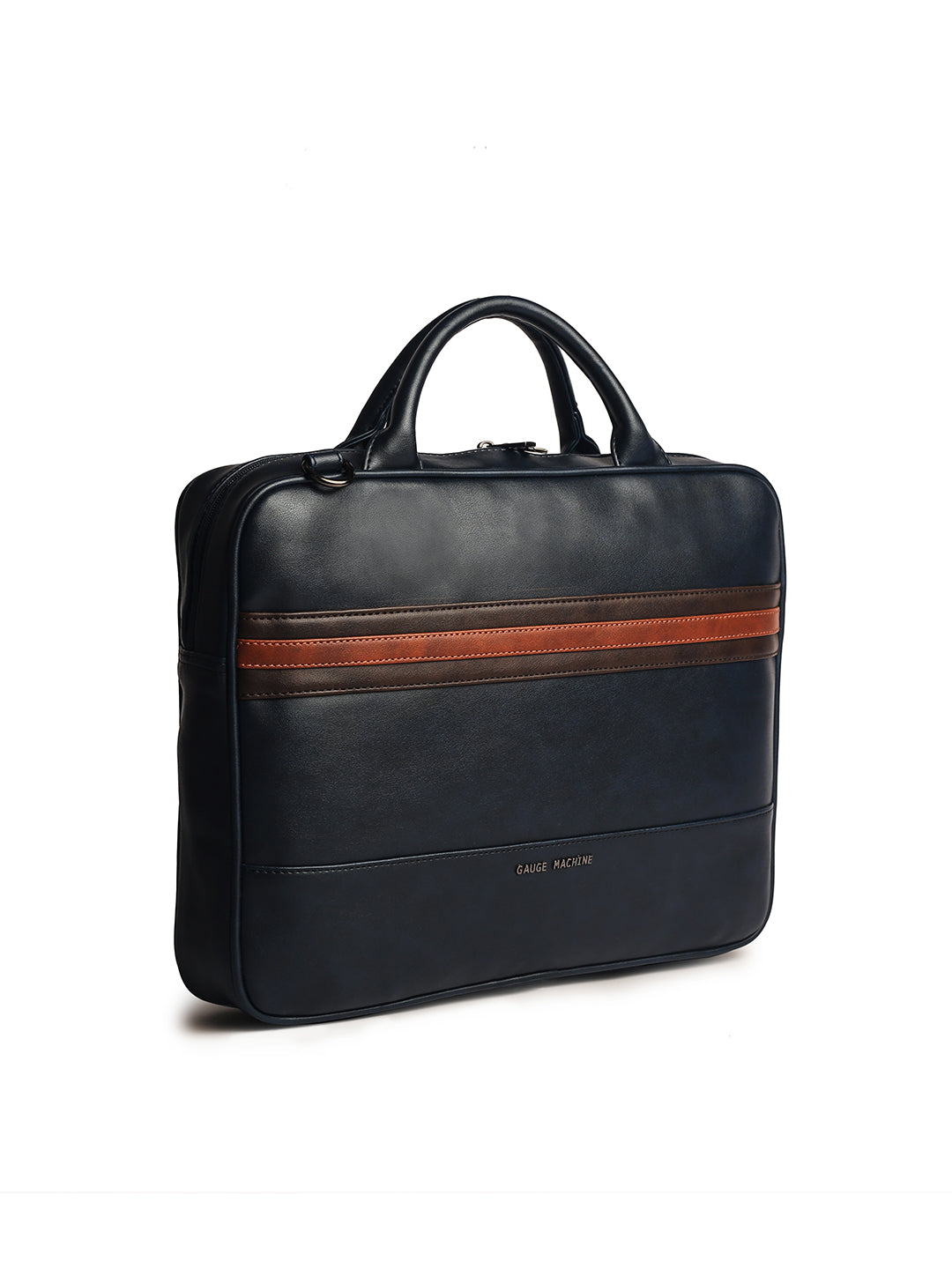 Gauge Machine 16" Navy Appointee Laptop Bag with Detachable Strap