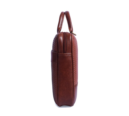 Gauge Machine 16"Classic Laptop Briefcase with Detachable Strap
