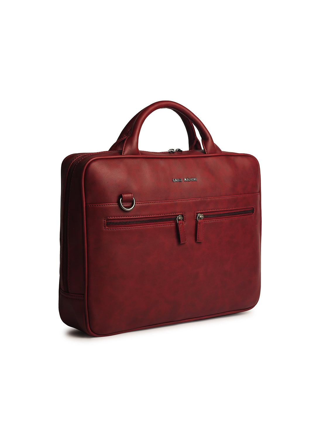 Gauge Machine 16" Wine Laptop Bag with Detachable Strap