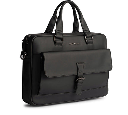 Gauge Machine 16" Black Laptop Bag with Detachable Strap