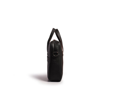 Gauge Machine Meridian Leather Laptop Bag