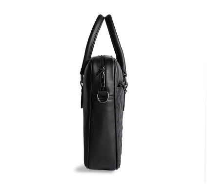 Gauge Machine 16" Quilted Laptop Bag with Detachable Strap
