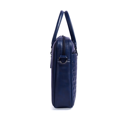 Gauge Machine 16" Quilted Laptop Bag with Detachable Strap