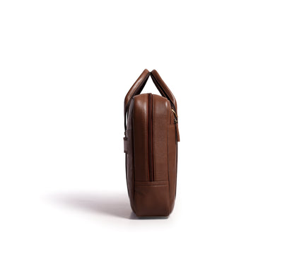 Gauge Machine Dimension Leather Laptop Bag