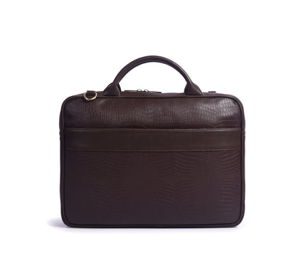 Gauge Machine 16"Classic Laptop Briefcase with Detachable Strap