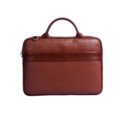Gauge Machine 16"Classic Laptop Briefcase with Detachable Strap