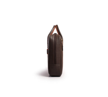 Gauge Machine Dimension Leather Laptop Bag