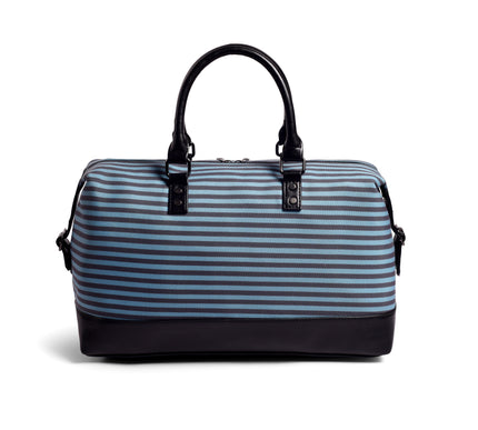 Gauge Machine Blue Stripped Beach Duffle Bag