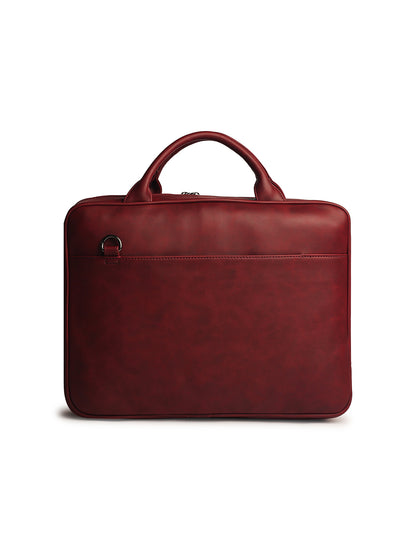 Gauge Machine 16" Wine Laptop Bag with Detachable Strap