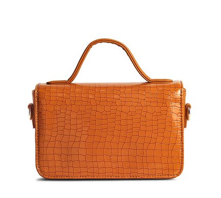 Gauge Machine Plush Tan Sling Hand Bag