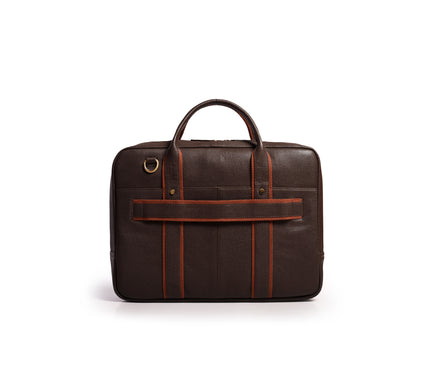Gauge Machine Dimension Leather Laptop Bag