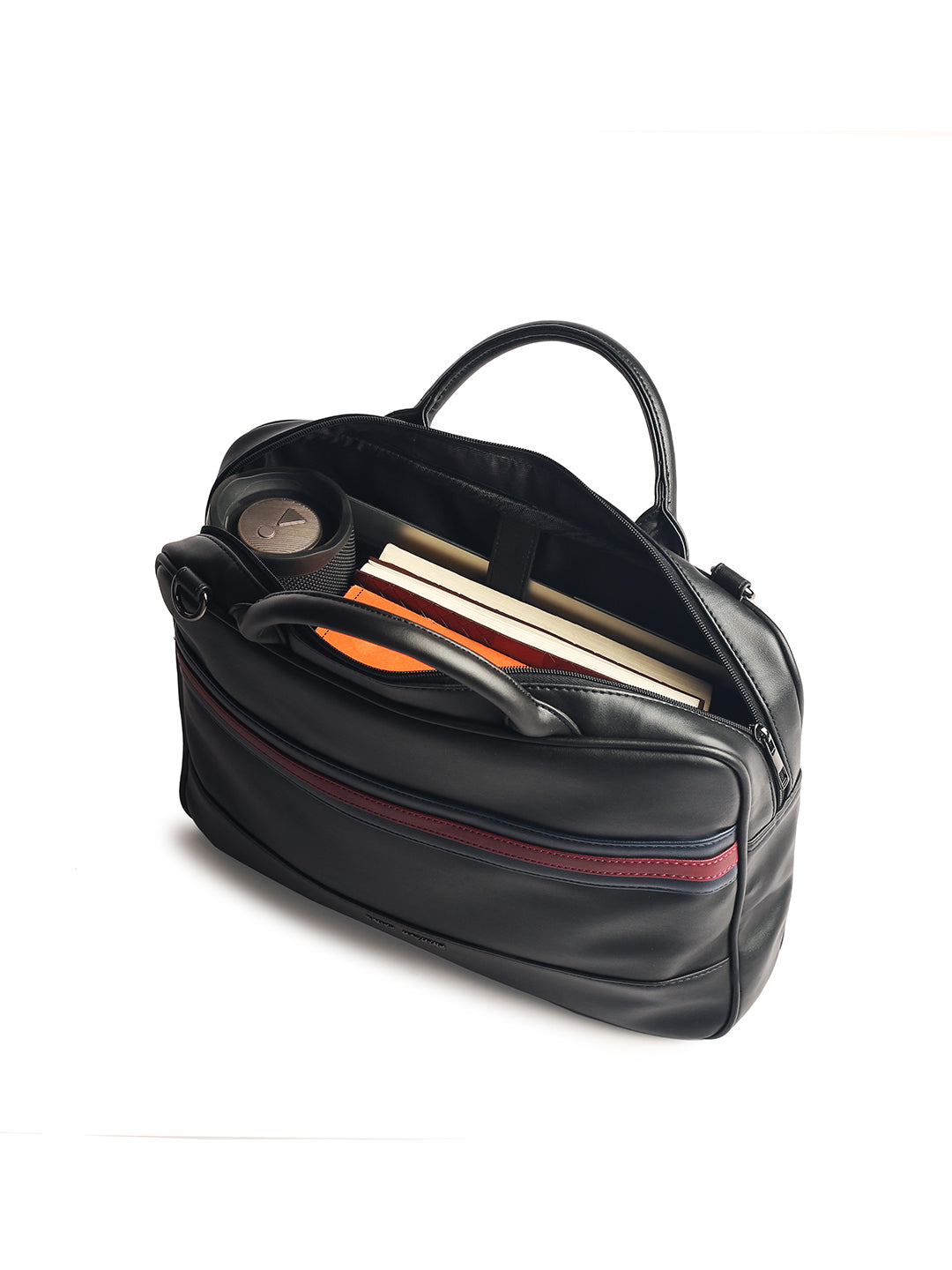 Gauge Machine 16" Black Apointee Laptop Bag with Detachable Strap