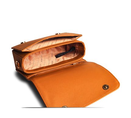 Gauge Machine Plush Tan Sling Hand Bag