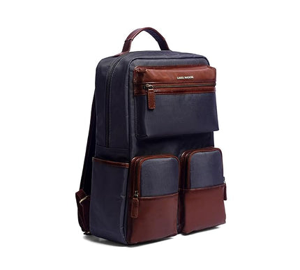 Gauge Machine Professional Leather Laptop Backpack