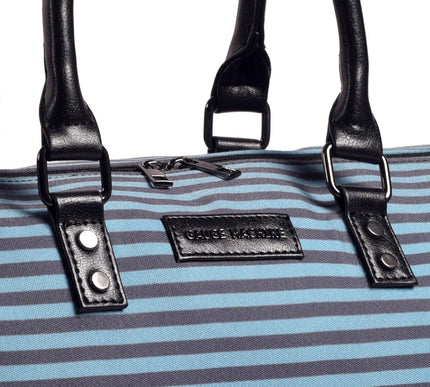 Gauge Machine Blue Stripped Beach Duffle Bag