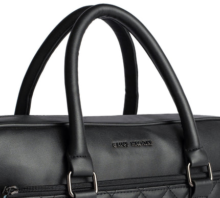 Gauge Machine 16" Quilted Laptop Bag with Detachable Strap