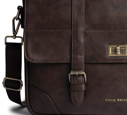 Gauge Machine 16" Laptop messenger Bag with Detachable Strap