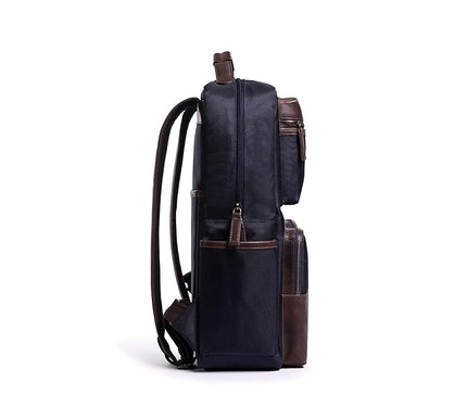 Gauge Machine Professional Leather Laptop Backpack