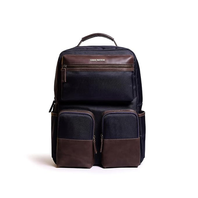 Gauge Machine Professional Leather Laptop Backpack
