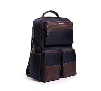 Gauge Machine Professional Leather Laptop Backpack