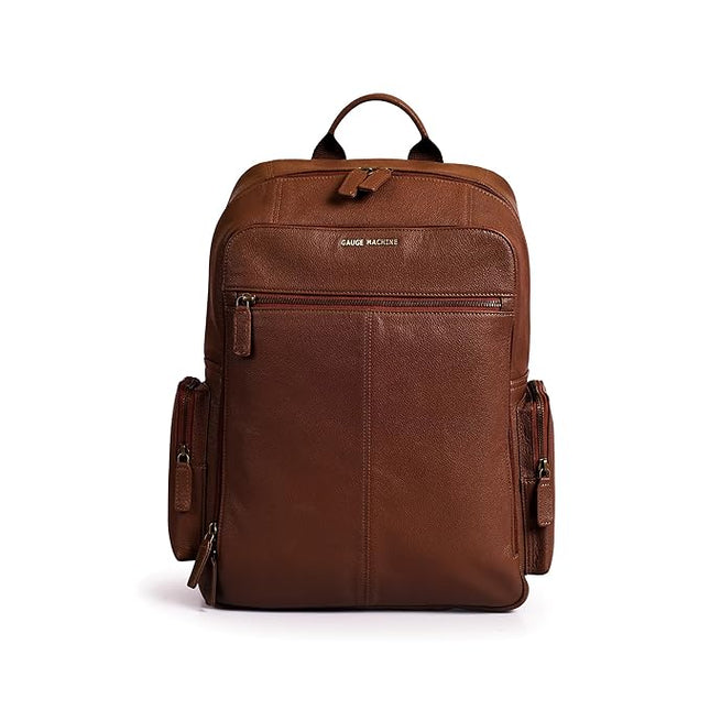 Gauge Machine Professional Genuine Leather Backpack