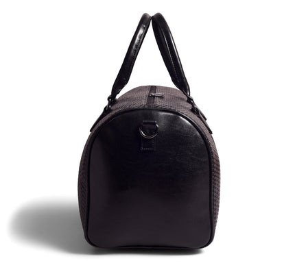 Gauge Machine Black Weave Duffle Bag