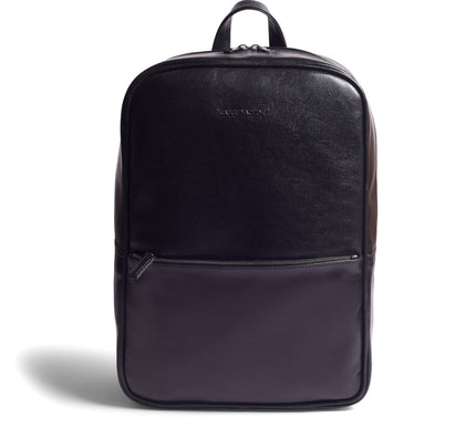 Gauge Machine Black Backpack with Front Pocket