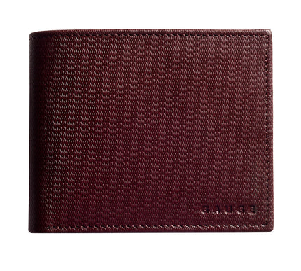 Brown Honeycomb Textured Bi-fold  wallet