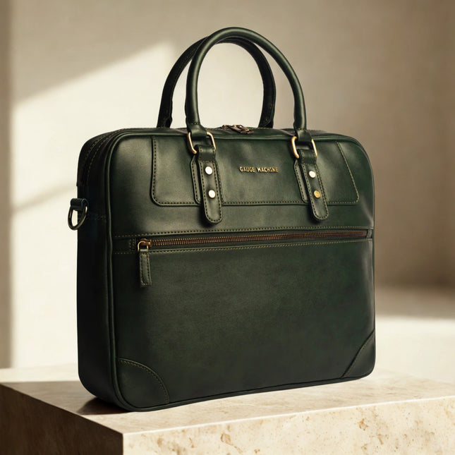 Gauge Machine 16" Messenger Laptop Bag with Detachable Strap